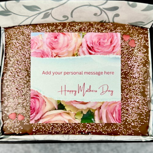 Personalised Message Brownie Box